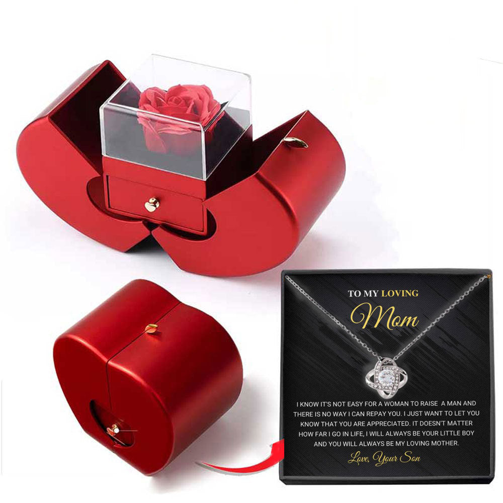 Luxury LED Light Necklace Gift Box - Romantic Jewelry for Christmas, Valentine's & Anniversaries
