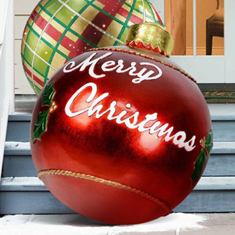 Giant Inflatable Christmas Ornament Ball - 60CM
PVC Outdoor Holiday Decoration