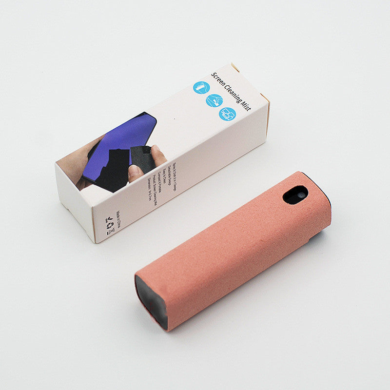 2-in-1 Portable Screen Cleaner Spray with Microfiber Wipe for Phone, Tablet & Laptop