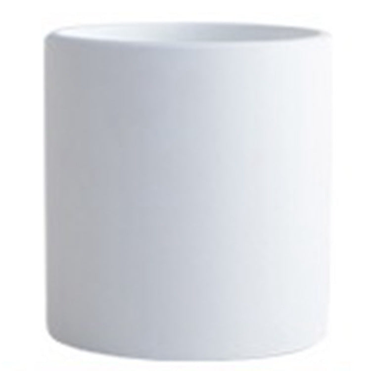 Nordic Ceramic Planter Pot with Drainage Hole & Tray - Modern Succulent & Flower Pot for Home Decor