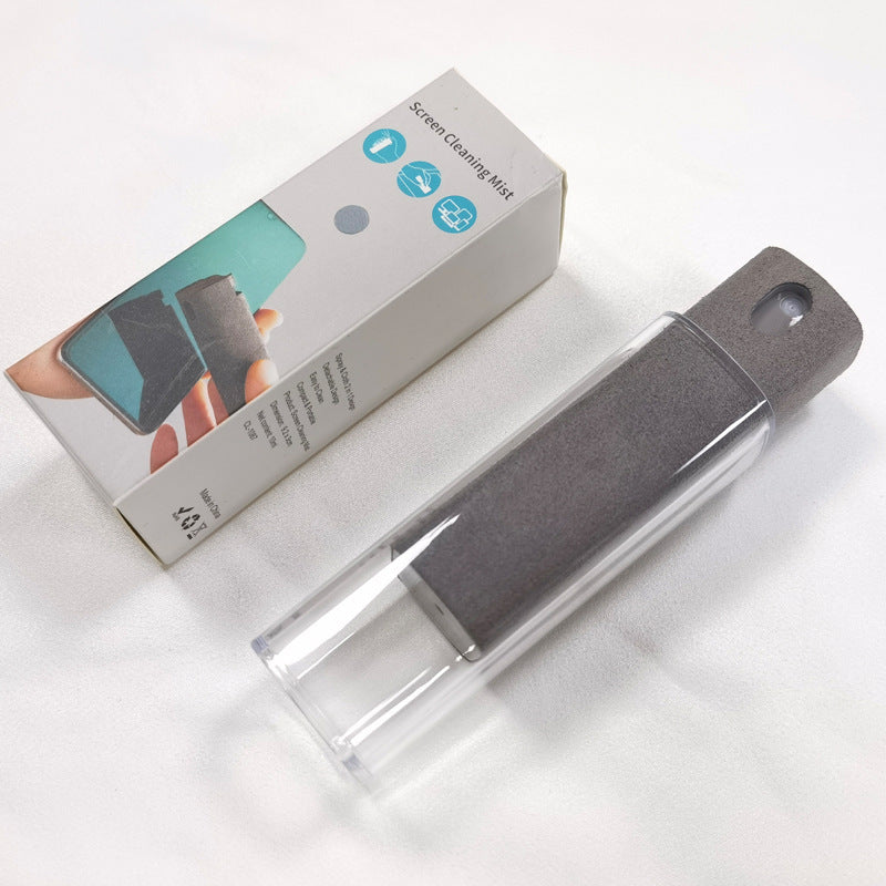 2-in-1 Portable Screen Cleaner Spray with Microfiber Wipe for Phone, Tablet & Laptop