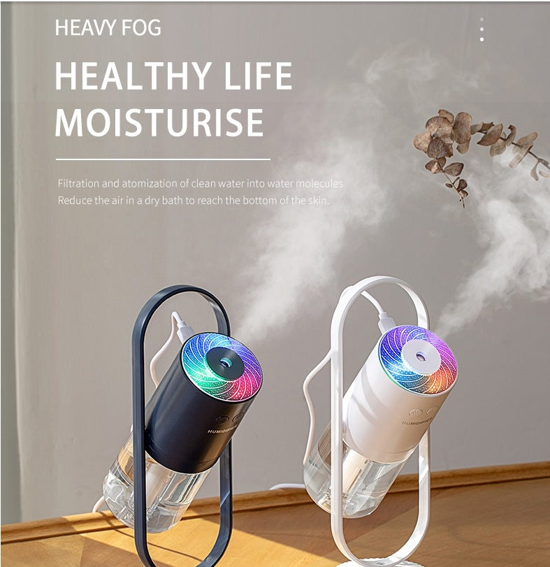 Magic Shadow USB Humidifier with Night Light-Air Purifier for Home & Office"