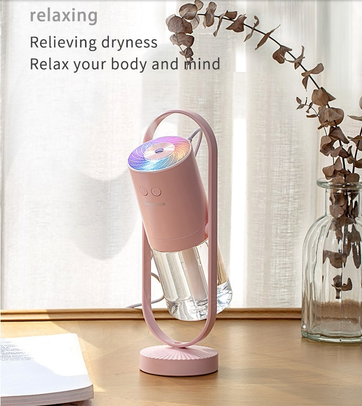 Magic Shadow USB Humidifier with Night Light-Air Purifier for Home & Office"