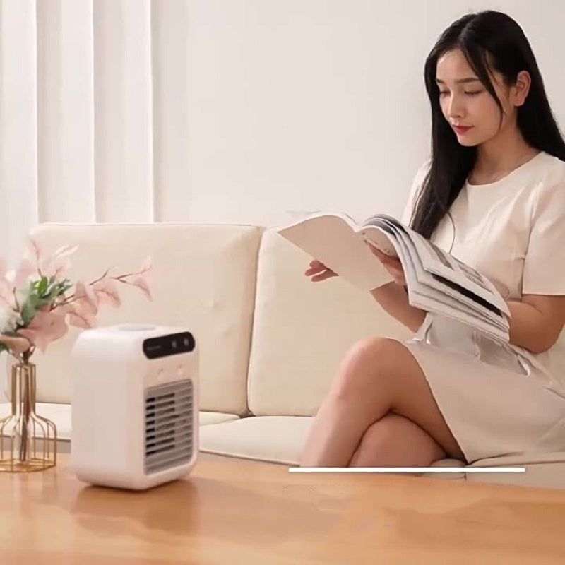 Portable Air Cooler Fan with Water Tank - Mini Air Conditioner for Home, Office & Car (USB Powered)