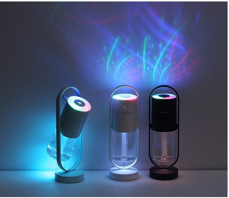 Magic Shadow USB Humidifier with Night Light-Air Purifier for Home & Office"