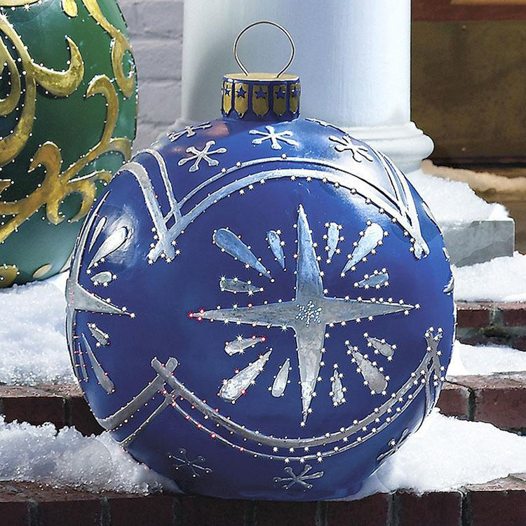 Giant Inflatable Christmas Ornament Ball - 60CM
PVC Outdoor Holiday Decoration