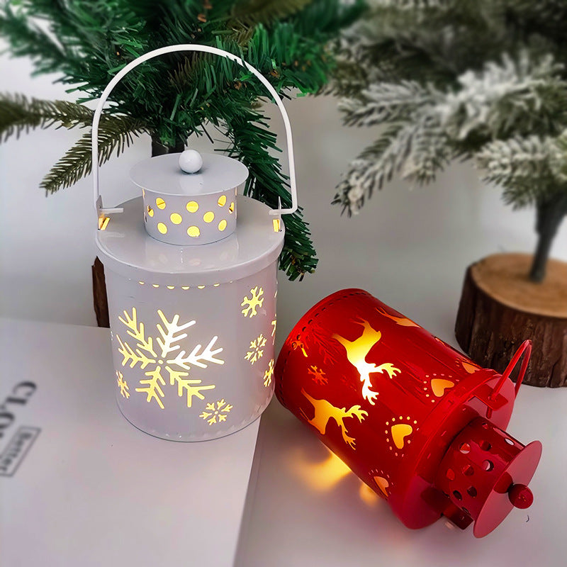 LED Christmas Candle Lantern - Small Decorative Light for Holiday & Home Decor