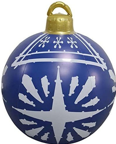 Giant Inflatable Christmas Ornament Ball - 60CM
PVC Outdoor Holiday Decoration