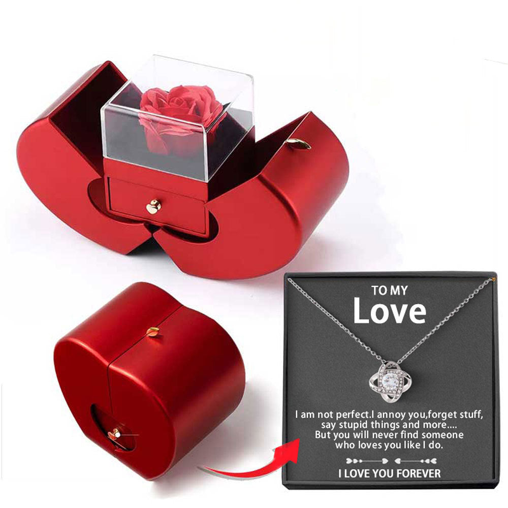 Luxury LED Light Necklace Gift Box - Romantic Jewelry for Christmas, Valentine's & Anniversaries