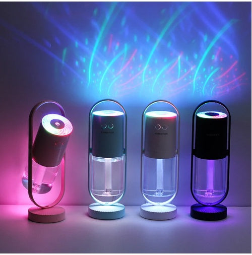 Magic Shadow USB Humidifier with Night Light-Air Purifier for Home & Office"