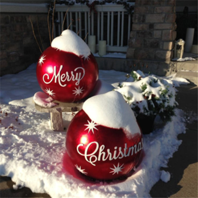 Giant Inflatable Christmas Ornament Ball - 60CM
PVC Outdoor Holiday Decoration