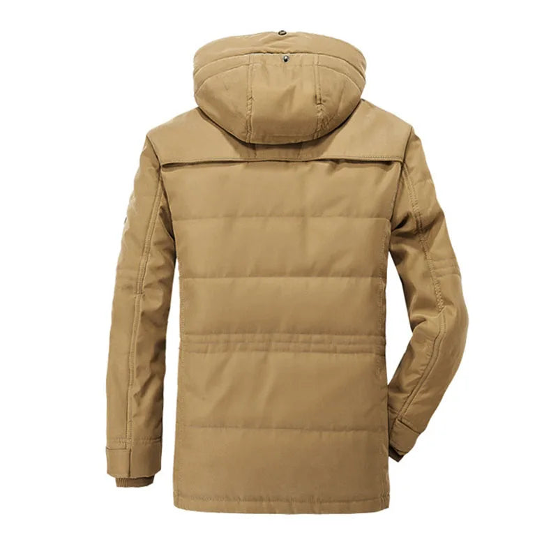 Men's Oversized Winter Parka - Thick Fleece Lined
Jacket, Casual Warm Coat (Up to 6XL)