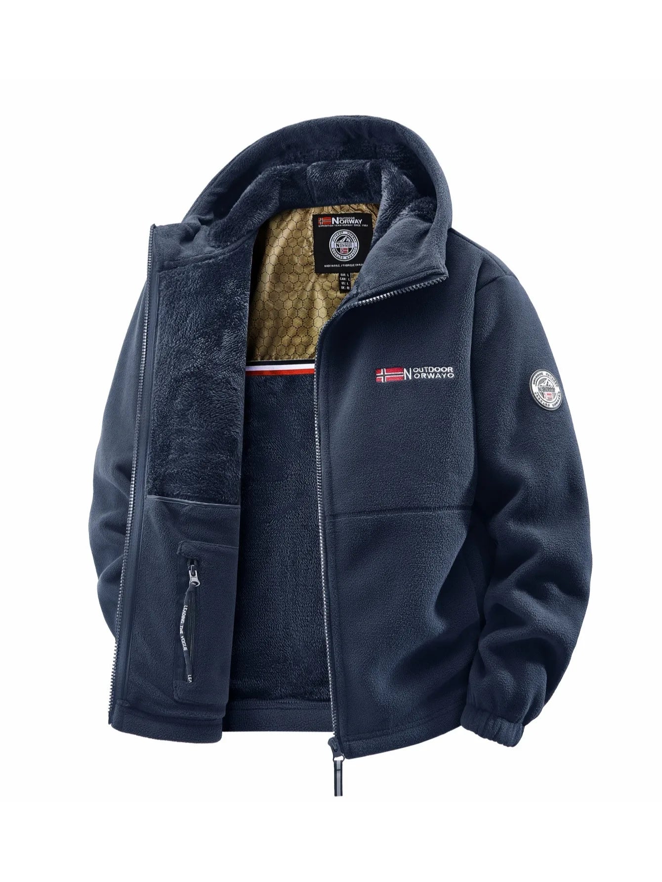 Men's Outdoor Winter Hooded Jacket - Streetwear
Casual Coat, Travel & Daily Wear