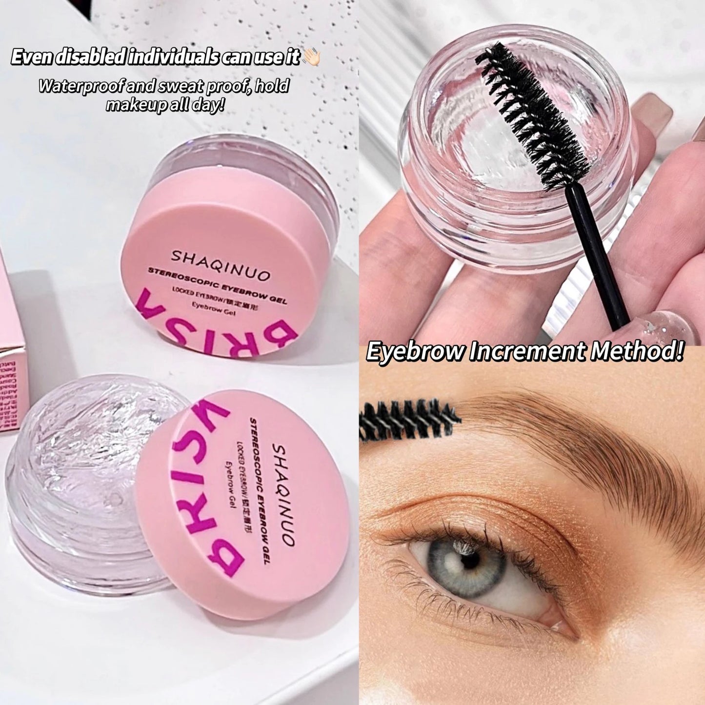 Eyebrow Styling Soap - Natural 3D Shaping Gel for Perfect Brows