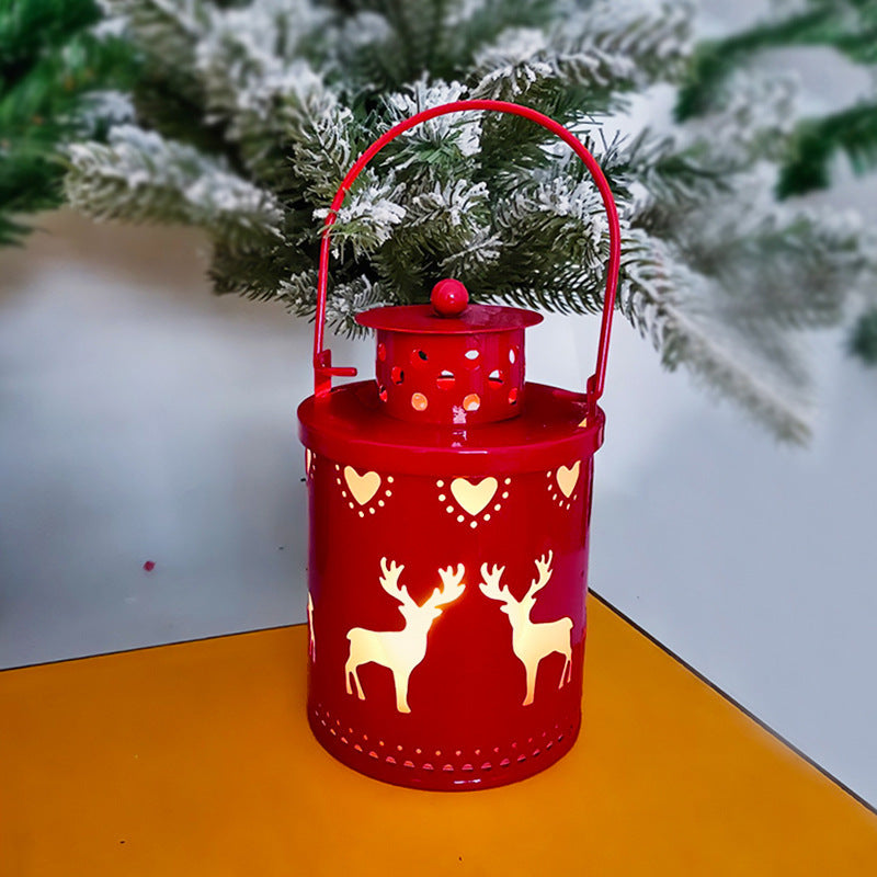 LED Christmas Candle Lantern - Small Decorative Light for Holiday & Home Decor