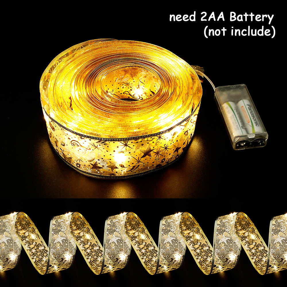 Fairy String Lights - Christmas LED Ribbon Lights for Tree & Holiday Decoration