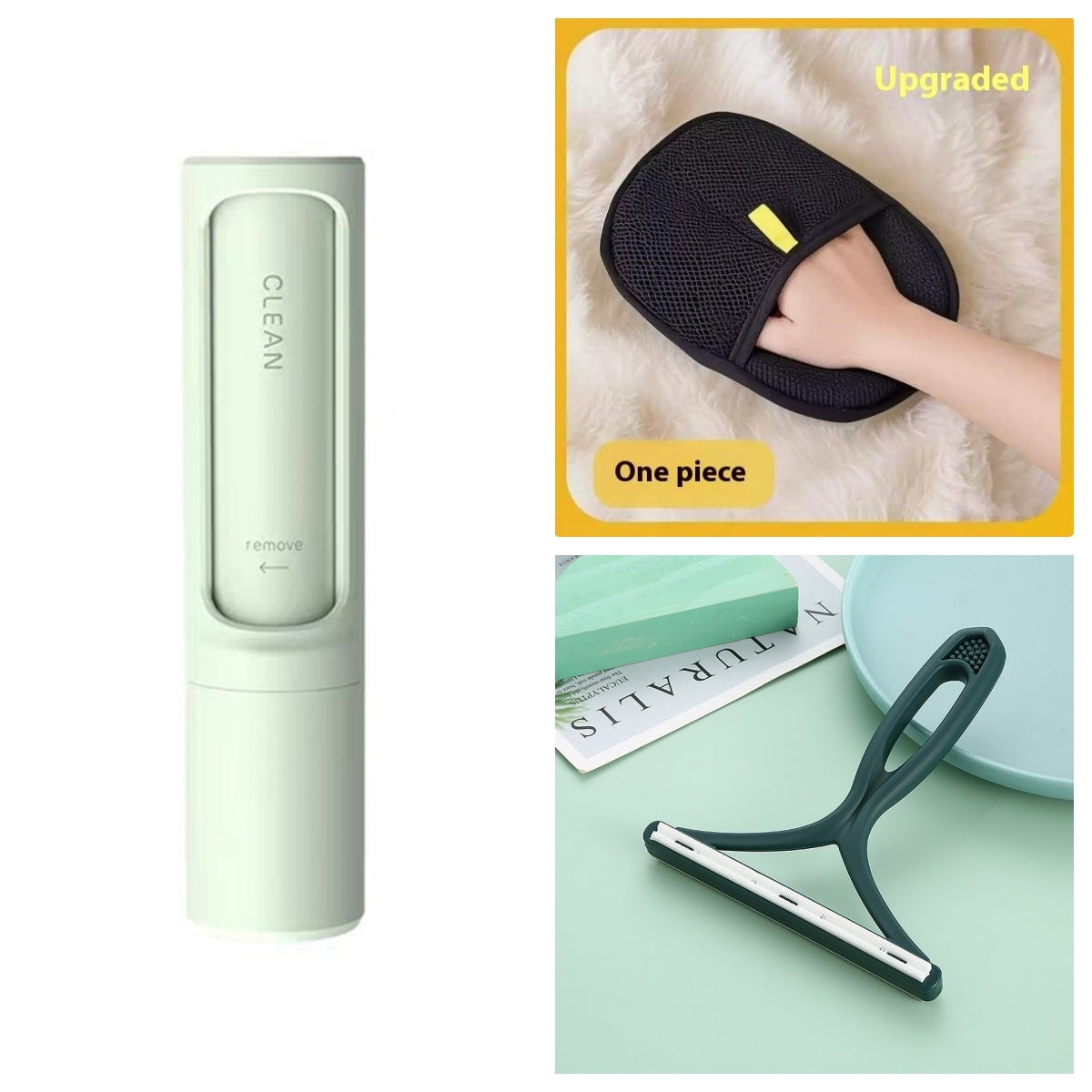 2-in1 Reusable Pet Hair Remover Roller - Fast US Shipping