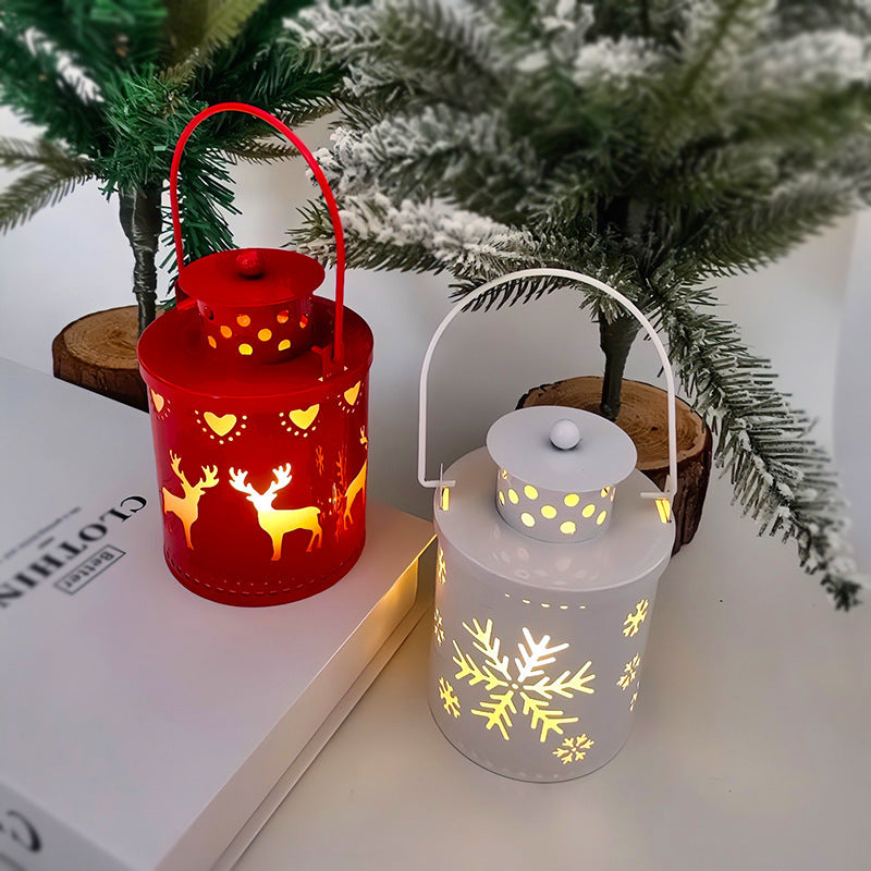 LED Christmas Candle Lantern - Small Decorative Light for Holiday & Home Decor