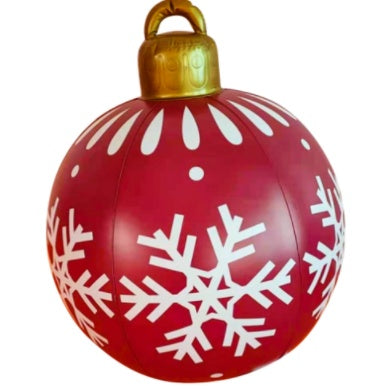 Giant Inflatable Christmas Ornament Ball - 60CM
PVC Outdoor Holiday Decoration