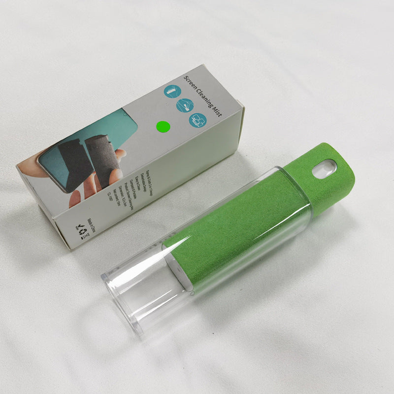 2-in-1 Portable Screen Cleaner Spray with Microfiber Wipe for Phone, Tablet & Laptop