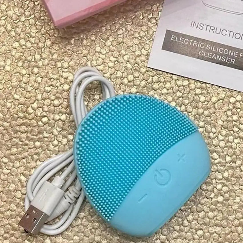 Rechargeable Silicone Facial Cleansing Brush-Waterproof USB